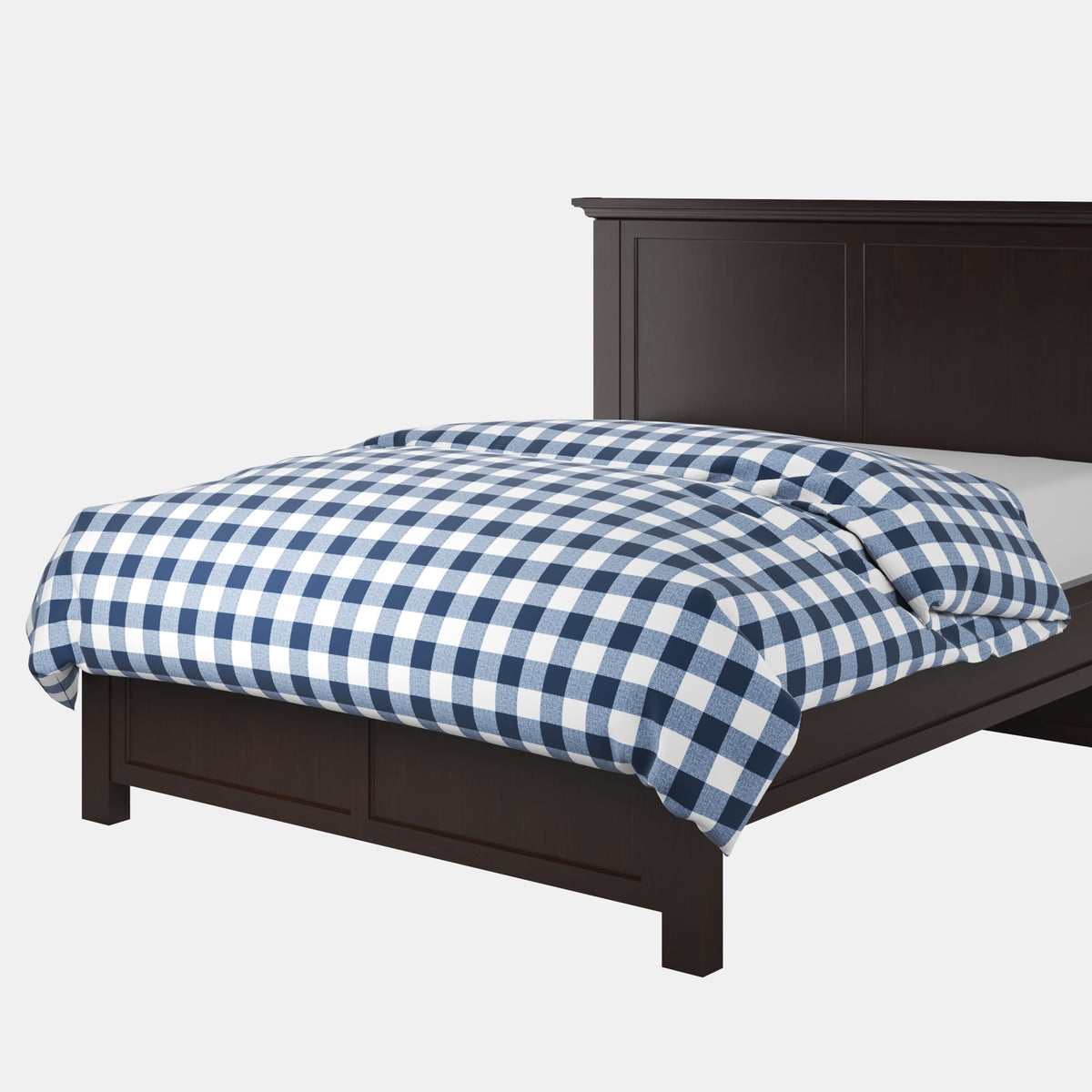 Duvet Cover in Buffalo Check - Navy