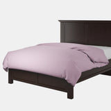 Duvet Cover in Slubby Linen - Plum