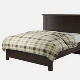 Duvet Cover in Tartan - Cappuccino