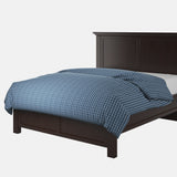 Duvet Cover in Check With Me - Denim