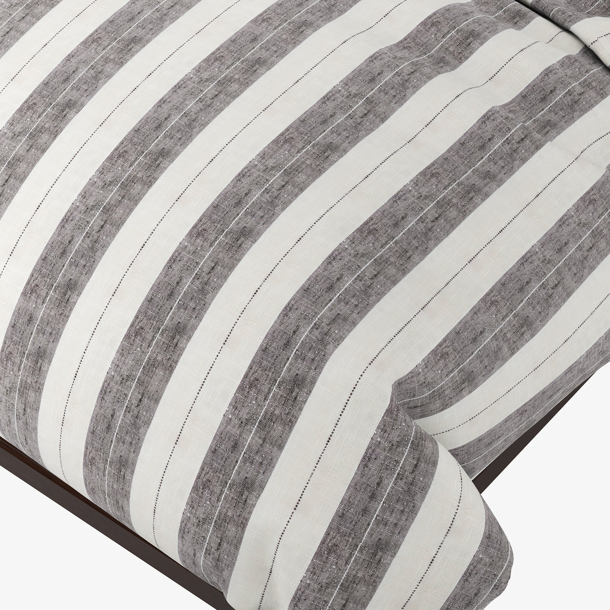 Duvet Cover in French Laundry Stripe - Midnights
