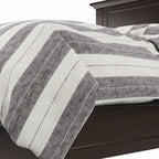 Duvet Cover in French Laundry Stripe - Midnights