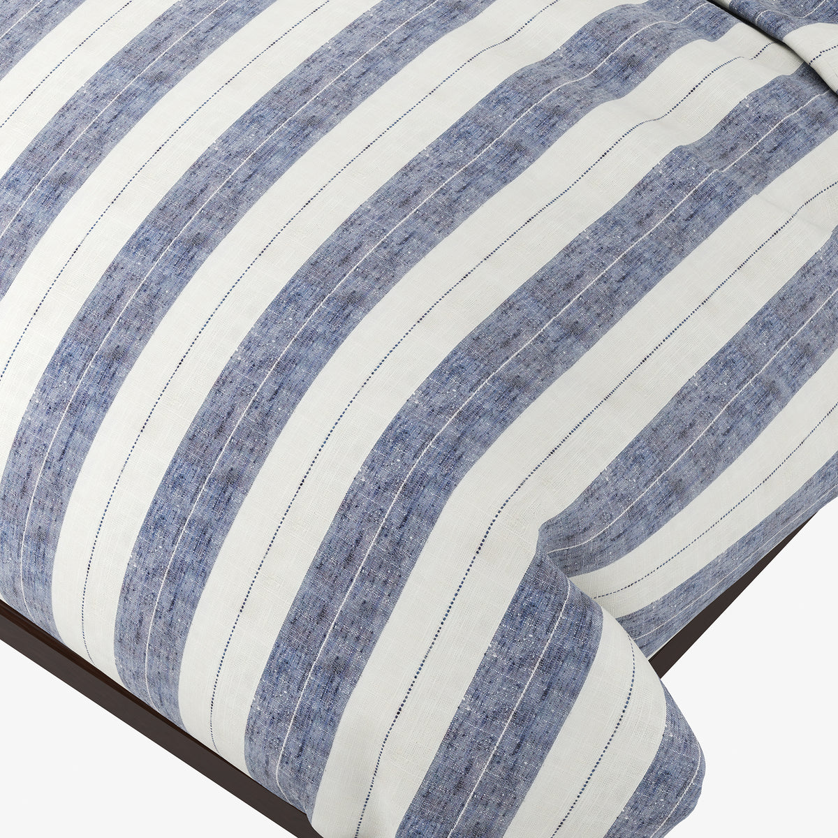 Duvet Cover in French Laundry Stripe - Navy