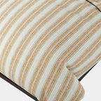 Duvet Cover in French Laundry Stripe - Apricot