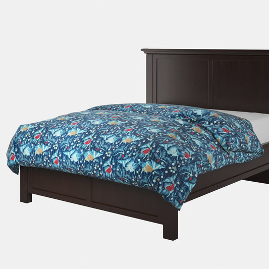 Duvet Cover in Koi Pond - Blue