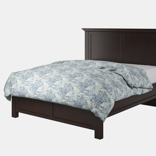 Duvet Cover in Country Toile - Sapphire