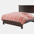 Duvet Cover in Tartan - Redwood