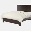 Duvet Cover in Little White Line - Seaglass