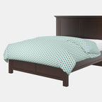 Duvet Cover in Mini Florals - Mountain Teal