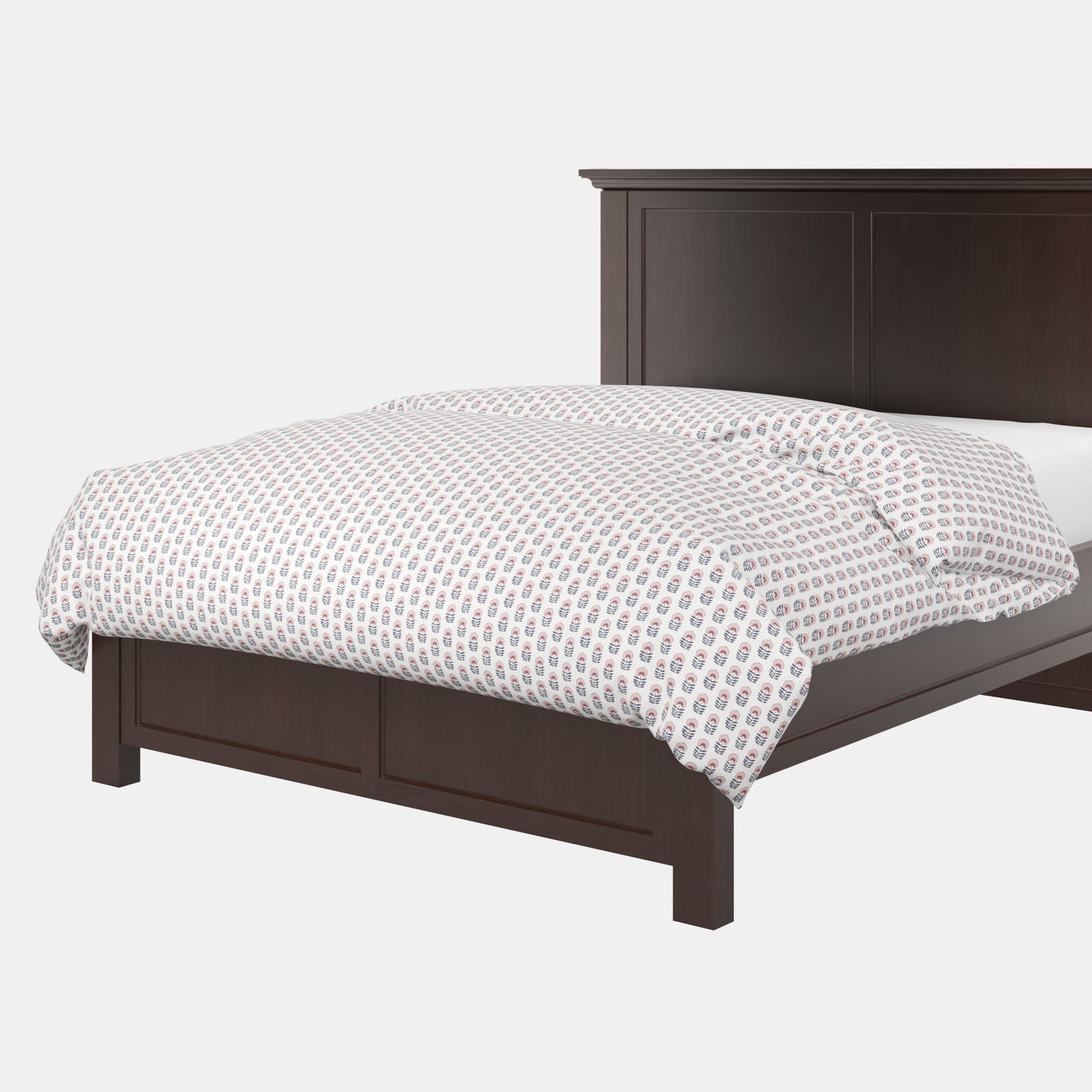 Duvet Cover in Mini Florals - Mulberry