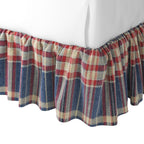 Ruffle Bedskirt in Tartan - Flannel