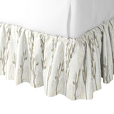 Ruffle Bedskirt in Cottage Flowers - Vanilla