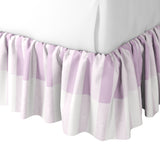 Ruffle Bedskirt in Lilac Buffalo Check