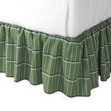 Ruffle Bedskirt in Check With Me - Pine