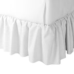 Ruffle Bedskirt in Classic Linen - Heathered Dove