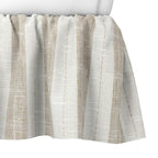 Ruffle Bedskirt in French Laundry Stripe - Champagne