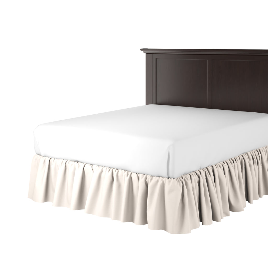 Ruffle Bedskirt in Baldwin - Ballet Slipper