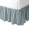 Ruffle Bedskirt in Nautical Stripes - Surfs Up