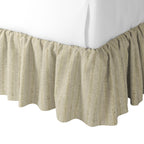Ruffle Bedskirt in Nautical Stripes - Beachy