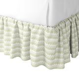 Ruffle Bedskirt in Leaf Me Alone - Vine