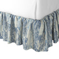 Ruffle Bedskirt in Country Toile - Sapphire