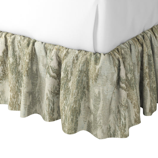 Ruffle Bedskirt in Country Toile - Ivy