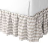 Ruffle Bedskirt in Gingham - Hay