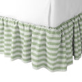 Ruffle Bedskirt in Gingham - Sage