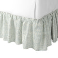 Ruffle Bedskirt in Ditsy - Fresh Blue