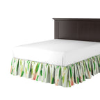 Ruffle Bedskirt in Grandma's Floral - Coral