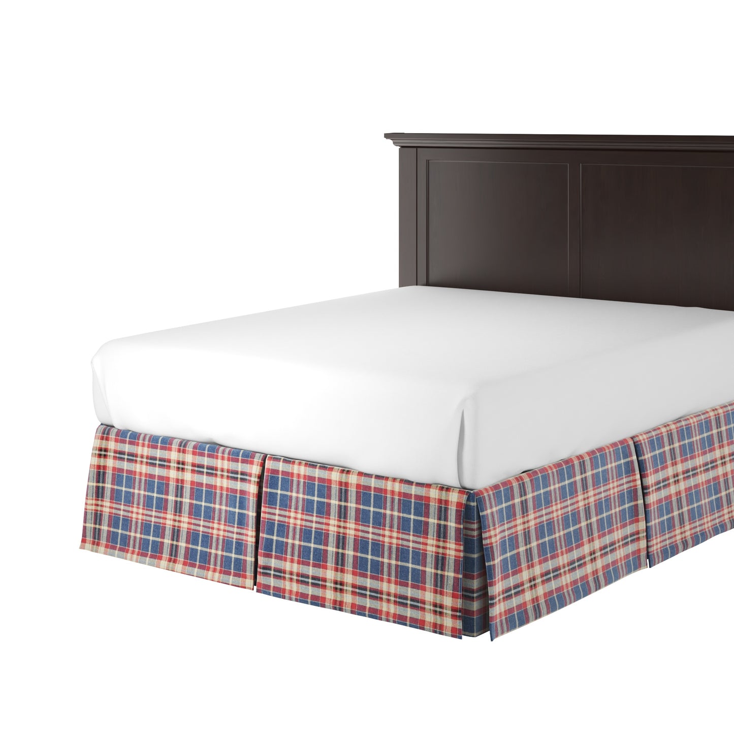Tailored Bedskirt in Tartan - Flannel