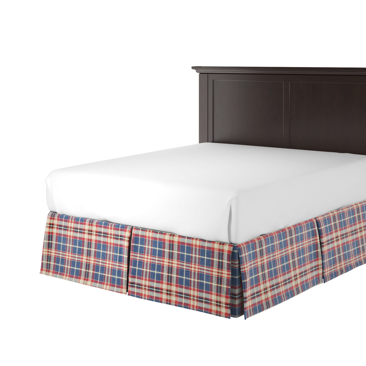 Tailored Bedskirt in Tartan - Flannel