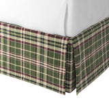 Tailored Bedskirt in Tartan - Evergreen