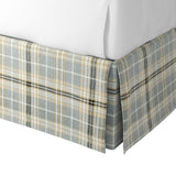 Tailored Bedskirt in Tartan - Thunder