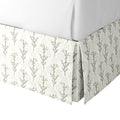 Tailored Bedskirt in Cottage Flowers - Vanilla