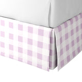 Tailored Bedskirt in Lilac Buffalo Check