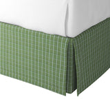 Tailored Bedskirt in Check With Me - Pine