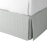 Tailored Bedskirt in Check With Me - Feather