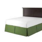 Tailored Bedskirt in Slubby Linen - Clover