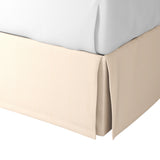 Tailored Bedskirt in Slubby Linen - Cream