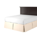 Tailored Bedskirt in Slubby Linen - Cream
