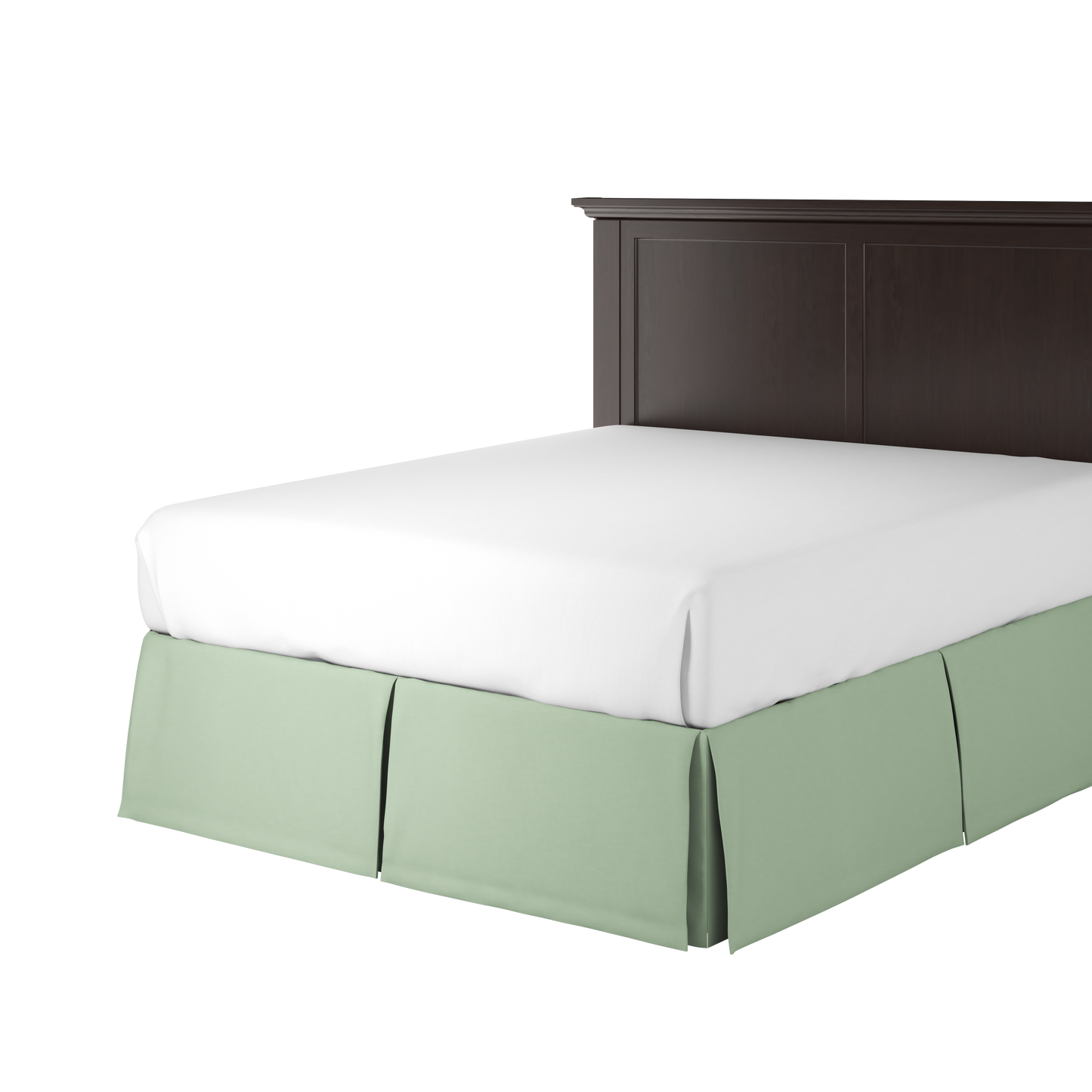 Tailored Bedskirt in Classic Linen - Olive