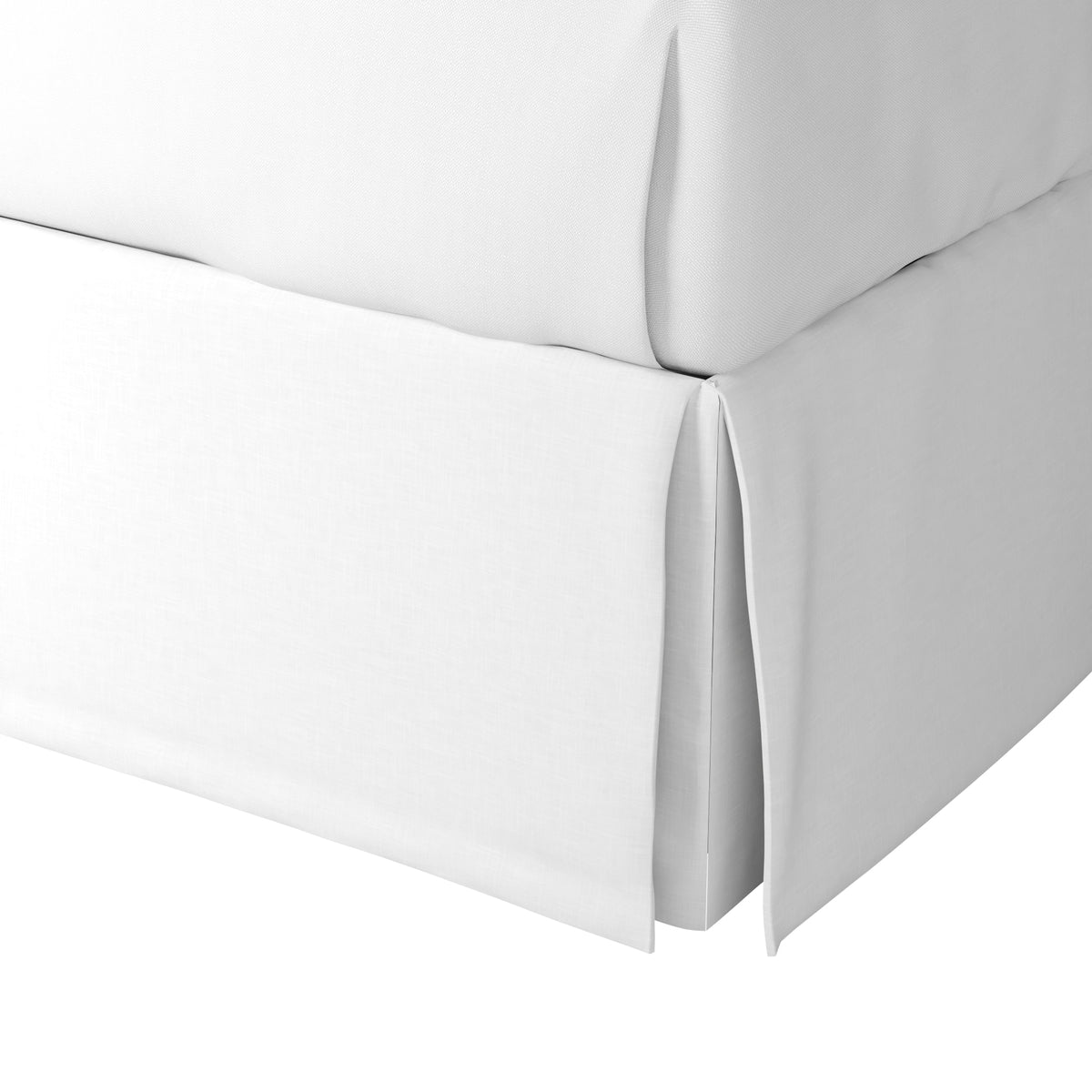 Tailored Bedskirt in Classic Linen - Blush