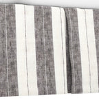 Tailored Bedskirt in French Laundry Stripe - Midnights