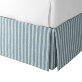 Tailored Bedskirt in Nautical Stripes - Surfs Up