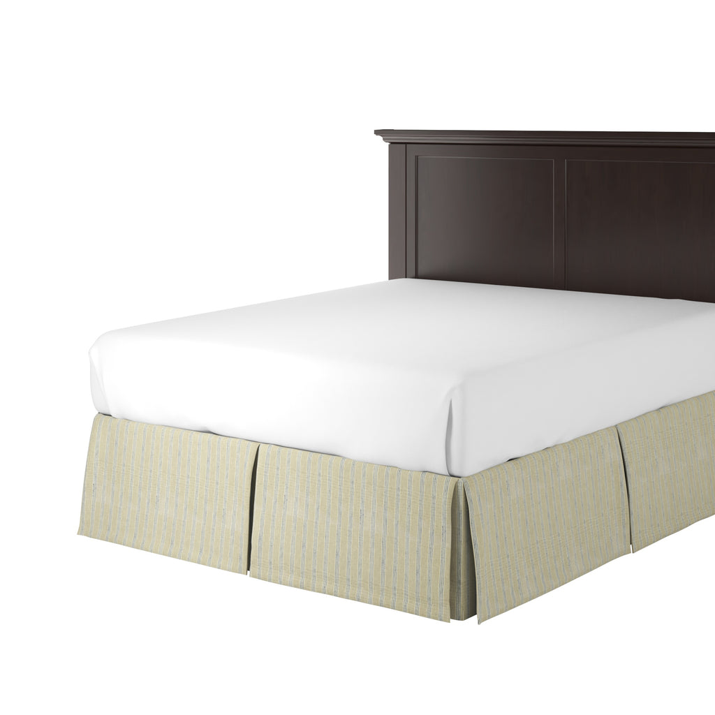 Tailored Bedskirt in Nautical Stripes - Shoreline