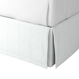 Tailored Bedskirt in 100% Linen - Salt Air