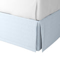 Tailored Bedskirt in Gingham - Blue Jean