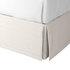 Tailored Bedskirt in Gingham - Hay