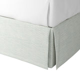 Tailored Bedskirt in Ditsy - Fresh Blue